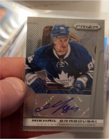 2013-14 Panini Prizm #213 Mikhail Grabovski — front