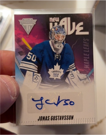 2011-12 Panini Titanium #58 Jonas Gustavsson — front