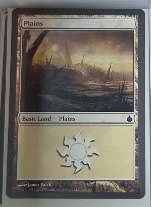 2011 Magic: The Gathering #155 Plains — front