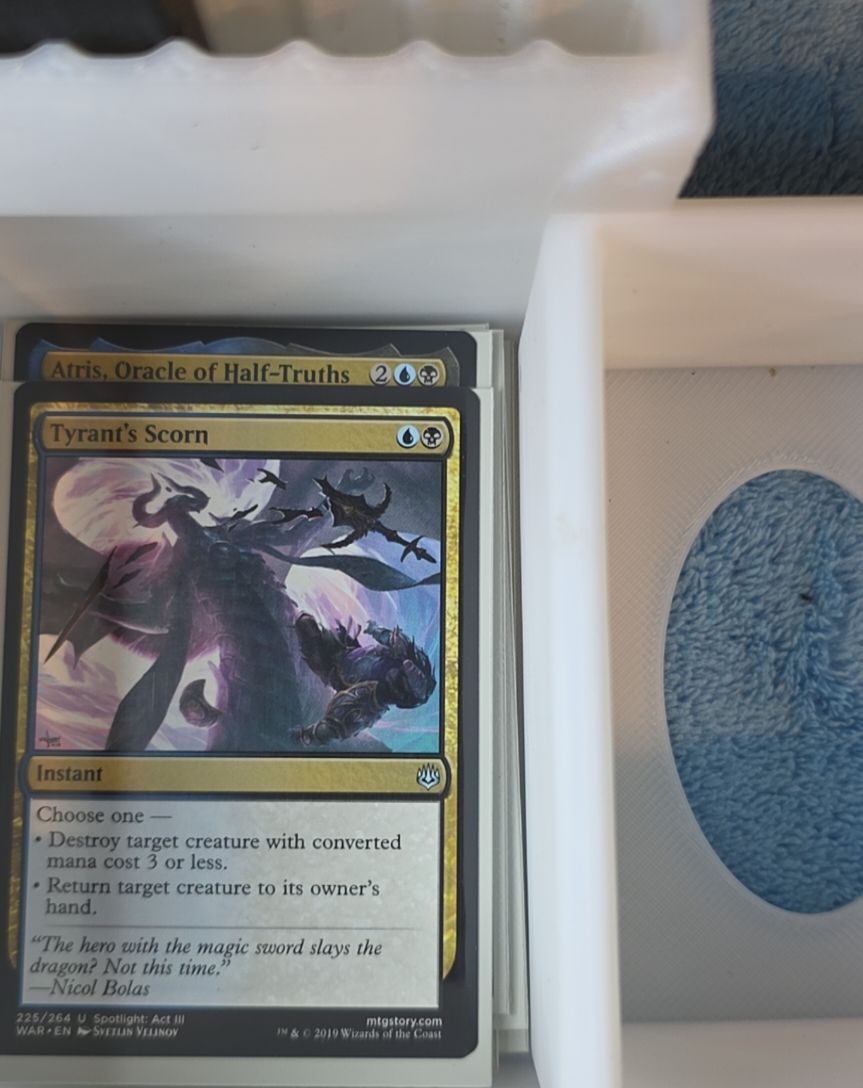2019 Magic: The Gathering War of the Spark #225 Tyrant's Scorn — front