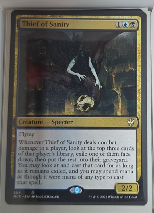 2022 Magic: The Gathering #354 Thief of Sanity — front