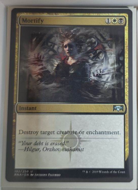 2019 Magic: The Gathering #192 Mortify — front