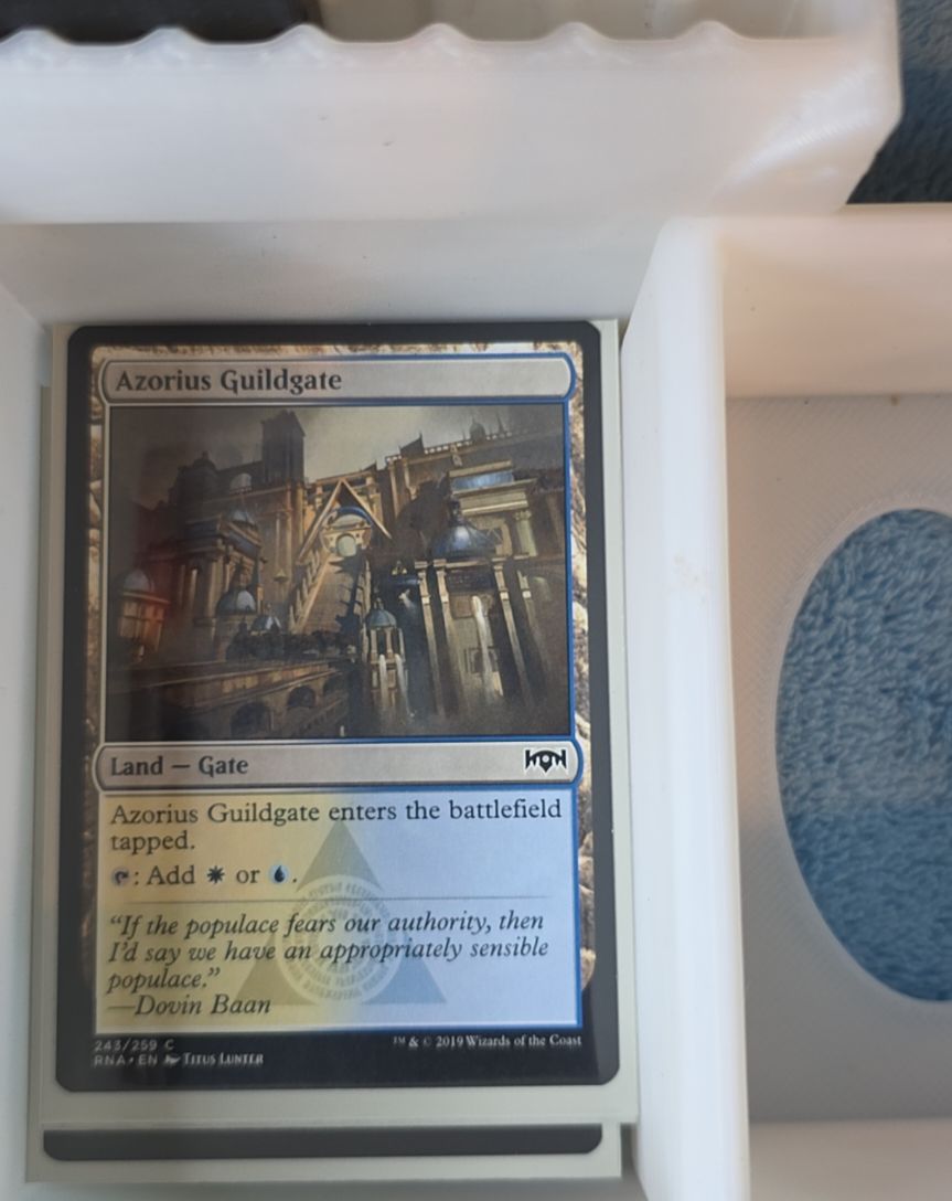 2019 Magic: The Gathering Ravnica Allegiance #243 Azorius Guildgate — front
