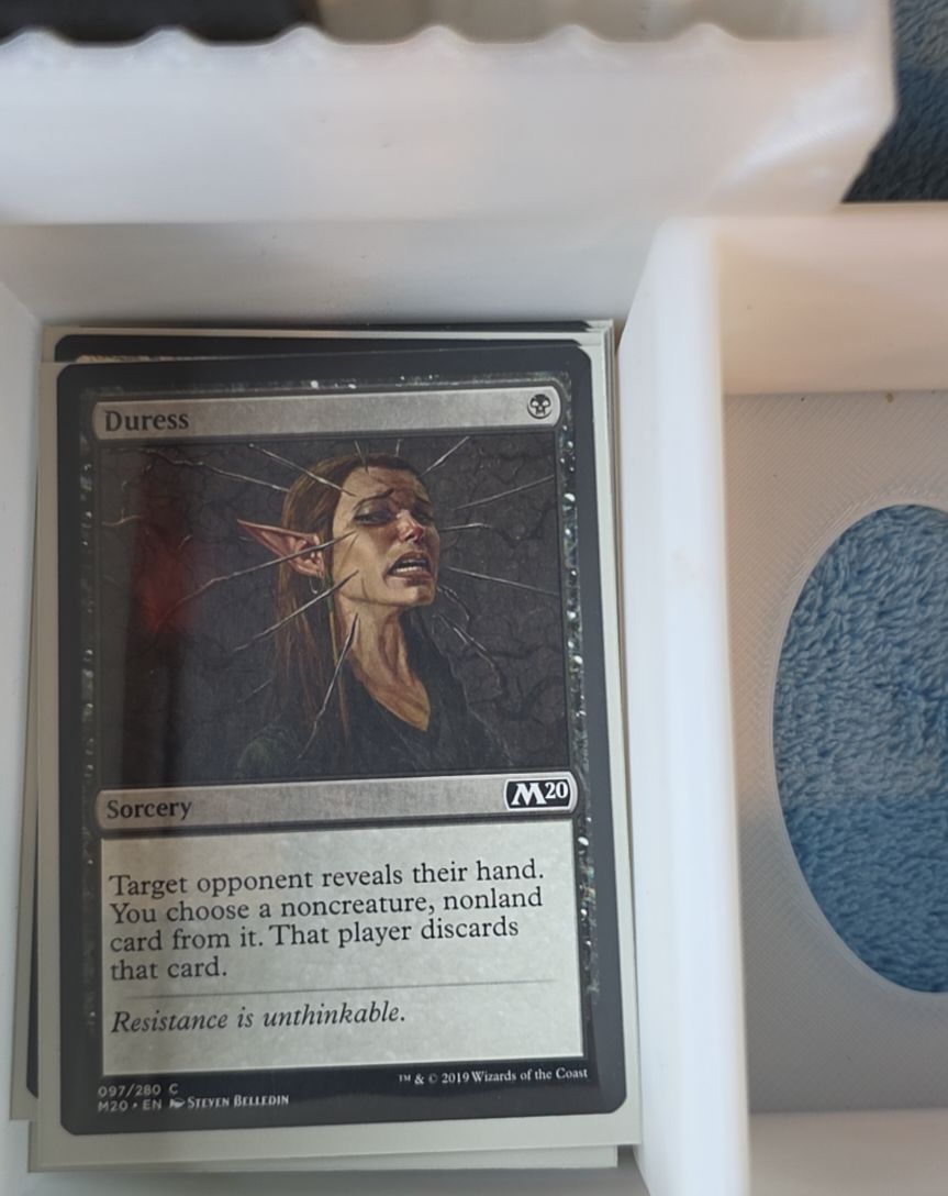 2019 Magic: The Gathering #097 Duress — front