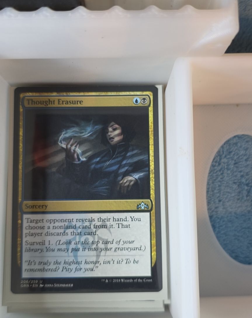 2018 Magic: The Gathering Guilds of Ravnica #206 Thought Erasure — front