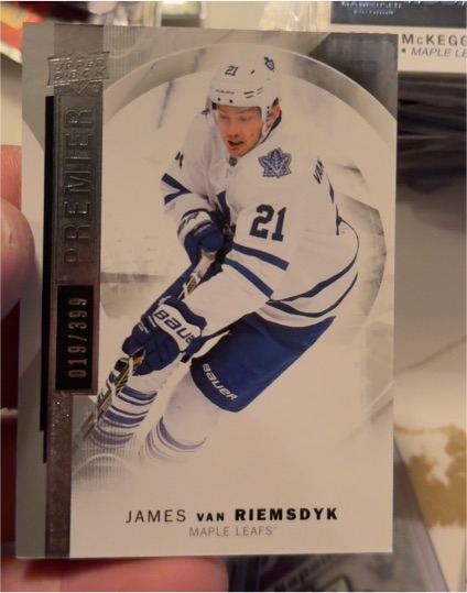 2014-15 Upper Deck Premier #17 James van Riemsdyk — front