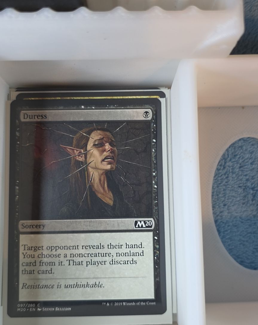 2019 Magic: The Gathering #097 Duress — front