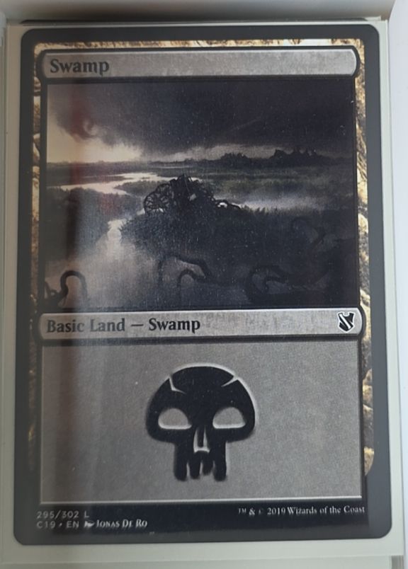 2019 Magic: The Gathering #295 Swamp — front
