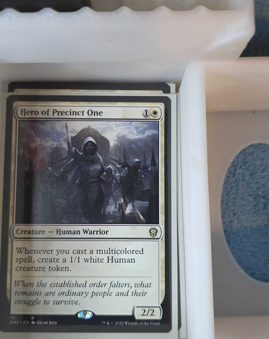 2022 Magic: The Gathering #101 Hero of Precinct One — front