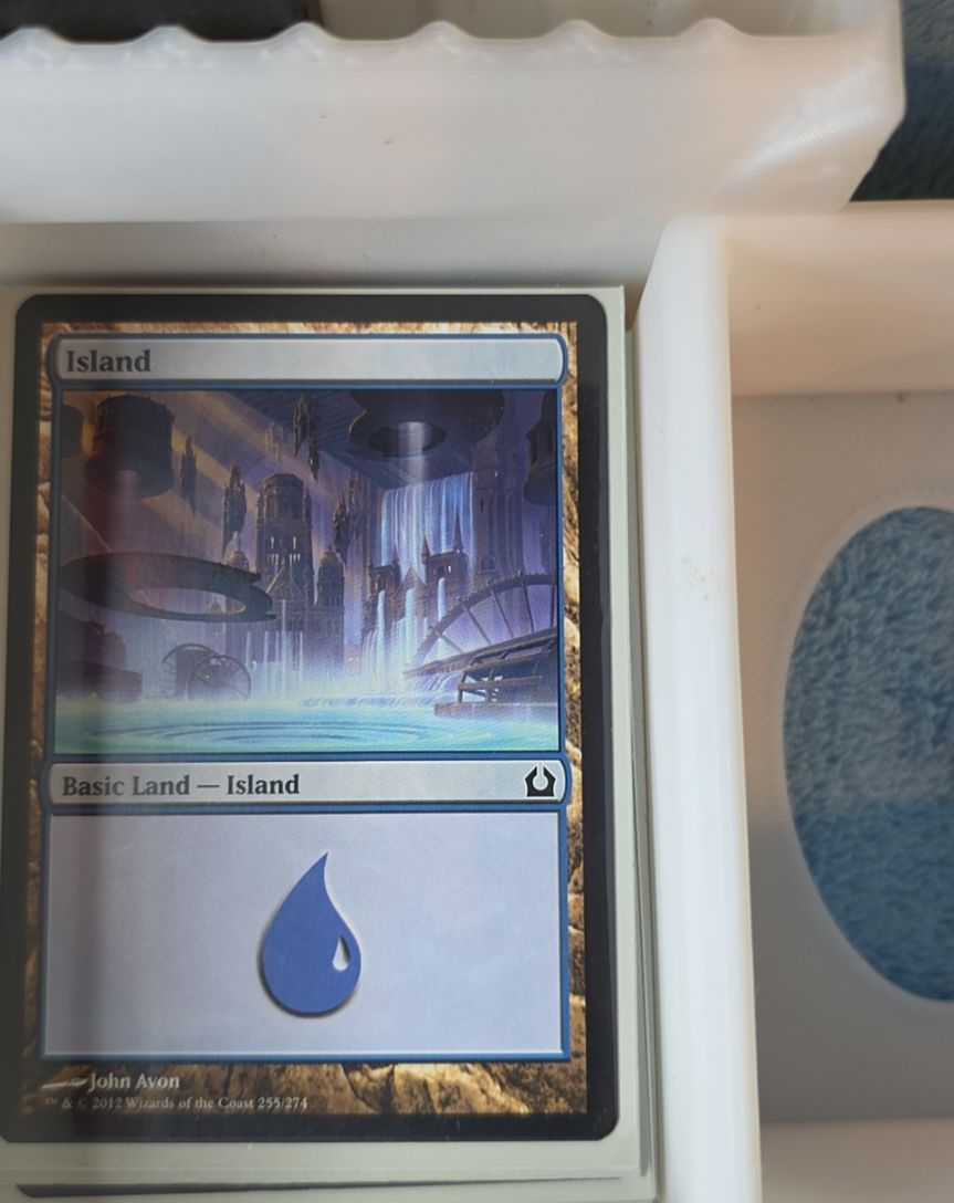 2012 Magic: The Gathering #255 Island John Avon — front