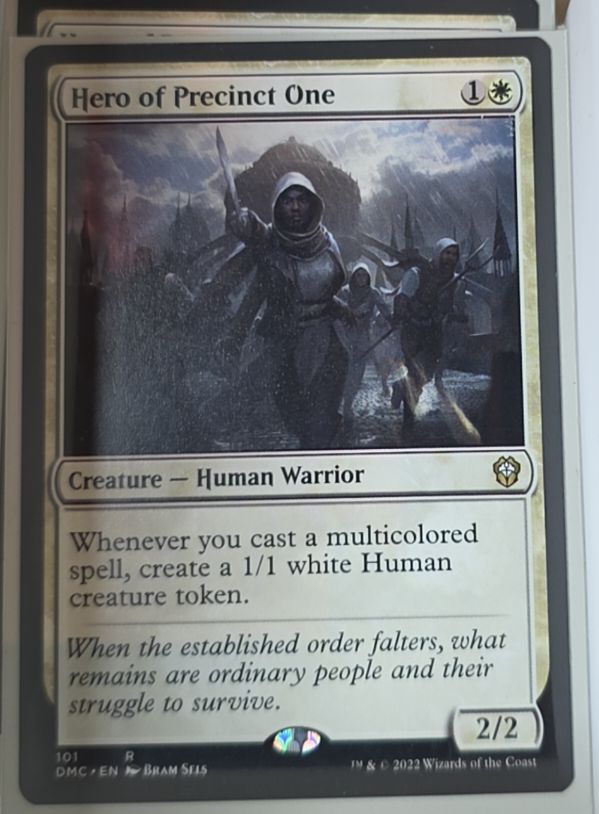 2022 Magic: The Gathering #101 Hero of Precinct One — front