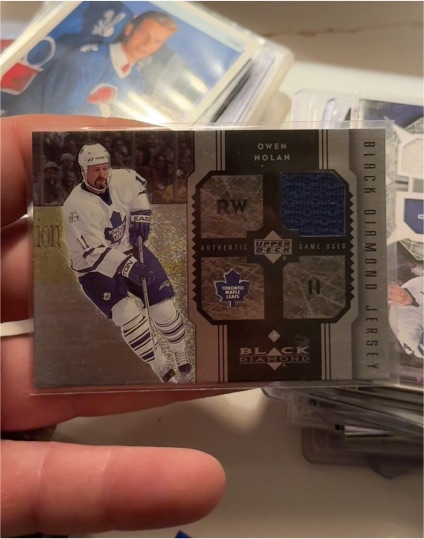 2005-06 Upper Deck Black Diamond #J-ON Owen Nolan — front
