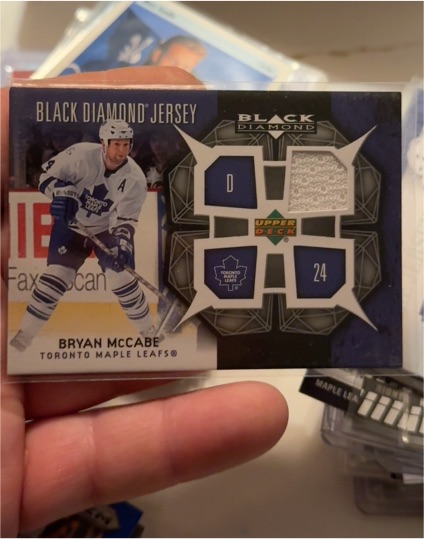 2007-08 Upper Deck Black Diamond #BDJ-MC Bryan McCabe — front