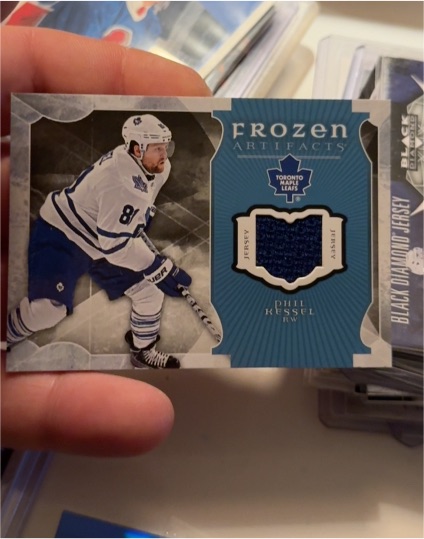 2015-16 Upper Deck Artifacts #FA-PK Phil Kessel Frozen Artifacts Blue — front