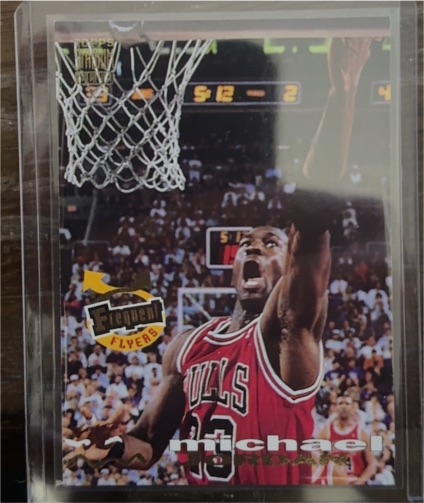 1993-94 Topps Stadium Club #181 Michael Jordan Frequent Flyers — front