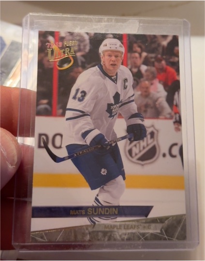 1993 Fleer Ultra #93-28 Mats Sundin — front