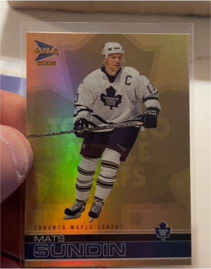 2001-02 Pacific McDonald's #39 Mats Sundin — front