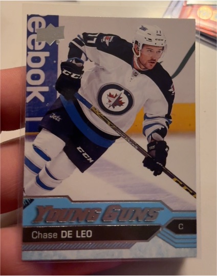 2016-17 Upper Deck #485 Chase De Leo Young Guns — front