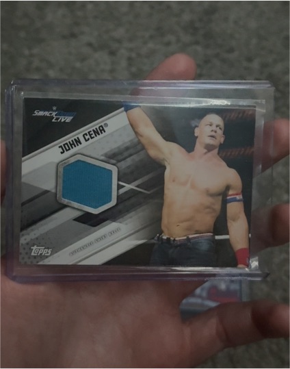 2017 Topps WWE SummerSlam Mat Relic John Cena — front