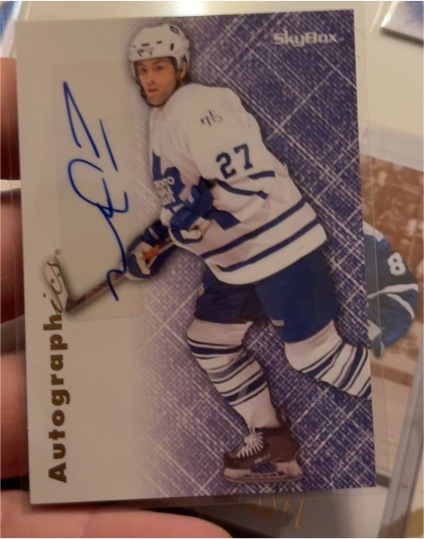 2012-13 Fleer Retro Skybox Autographics #96-MP Michael Peca — front