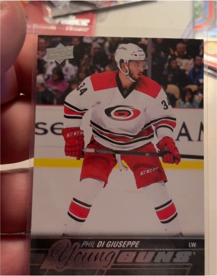 2015-16 Upper Deck Update #529 Phil Di Giuseppe Young Guns — front