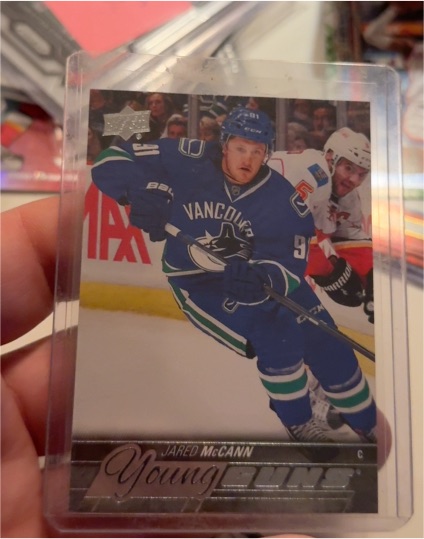 2015-16 Upper Deck #219 Jared McCann Young Guns Rookie Card — front