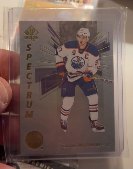 2016-17 SP Authentic Spectrum #S-5 Connor McDavid — front