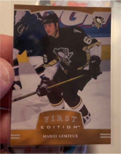 2002-03 Be A Player First Edition #1 Mario Lemieux — front