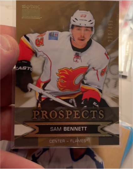2015-16 Fleer Showcase SkyBox Premium Prospects #S21 Sam Bennett — front