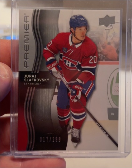 2023 Upper Deck Premier #017 Juraj Slafkovsky — front