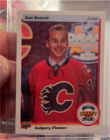 2015-16 Upper Deck Top Draft Pick #DRAFT-4 Sam Bennett — front
