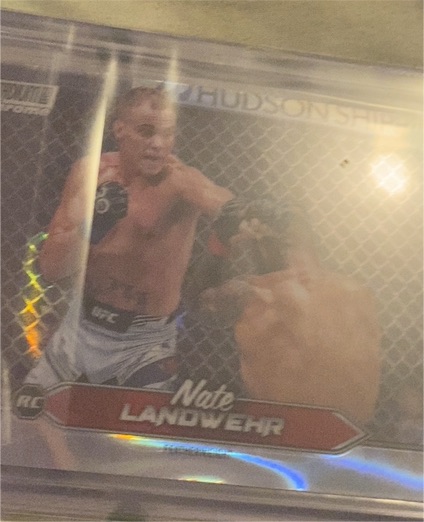 2025 Topps Chrome UFC #85 Nate Landwehr — front