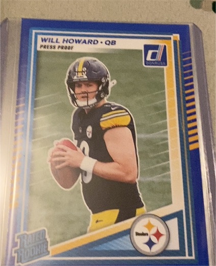 2025 Panini Donruss #309 Will Howard — front
