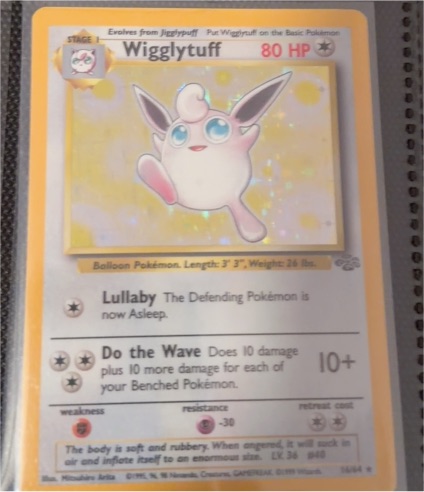 1999 Pokémon Jungle #16 Wigglytuff — front
