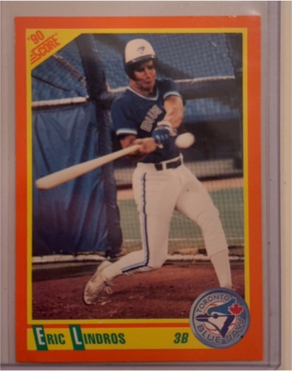 1990 Score Traded #100T Eric Lindros — front