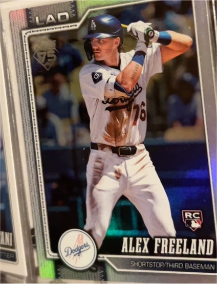 2026 Topps Series 1 #74 Alex Freeland — front