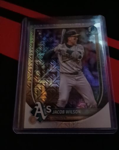2025 Bowman Chrome #1 Jacob Wilson — front