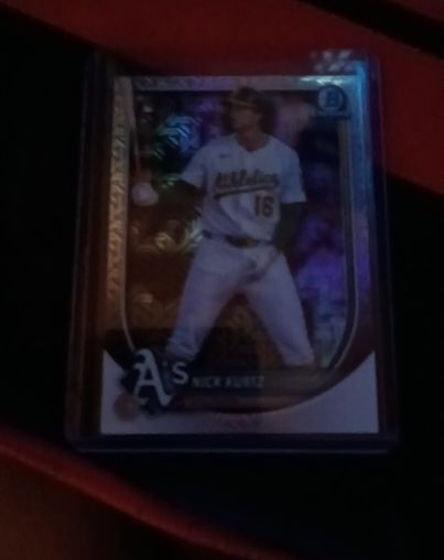 2025 Topps Chrome Update #USC180 Nick Kurtz Rookie Debut — front