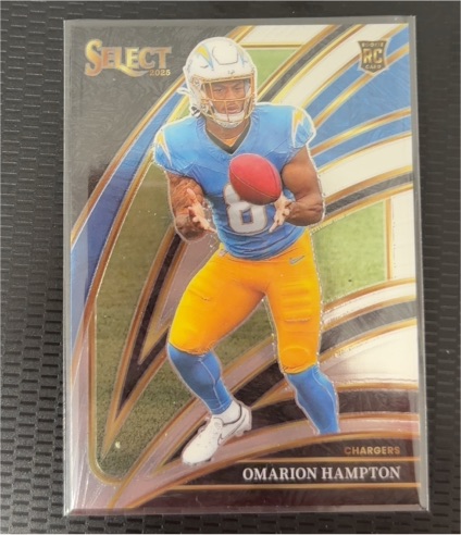 2025 Panini Select #102 Omarion Hampton — front