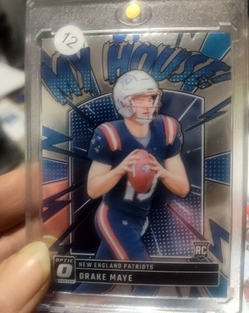 2024 Panini Donruss Optic #8 My House Drake Maye — front