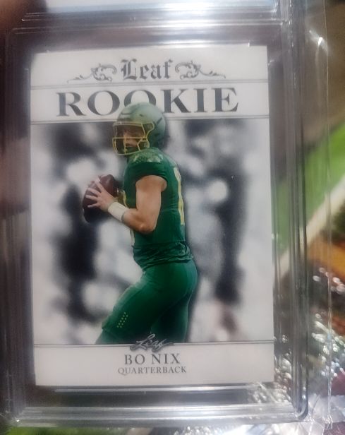 2023 Leaf Rookie Achievement #RA-05 Bo Nix — front