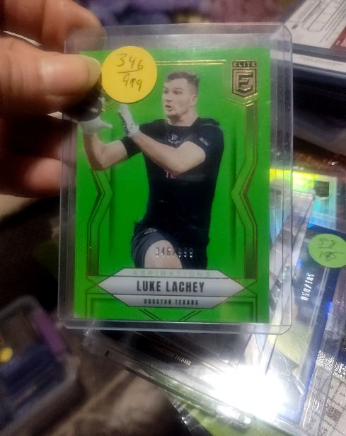 2025 Panini Donruss Elite #182 Luke Lachey Lime Green Aspirations — front