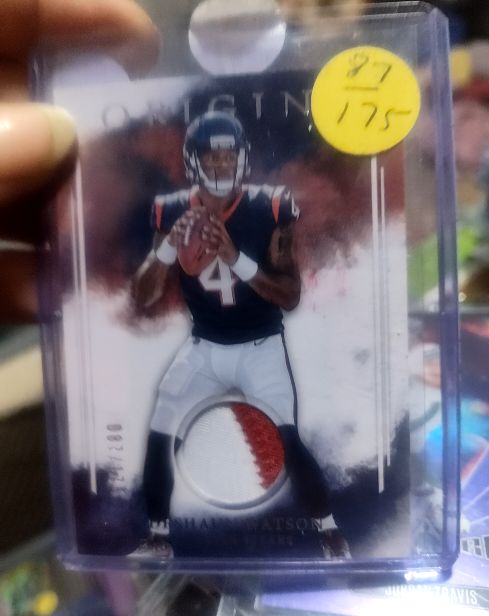 2017 Panini Origins Rookie Patch #RP-DW Deshaun Watson — front