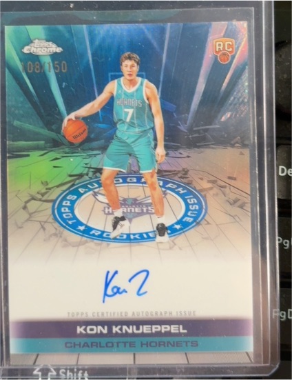 2025-26 Topps Chrome #146 Kon Knueppel — front