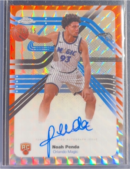 2025 Topps Chrome Next Stop Signatures #NSNP Noah Penda — front