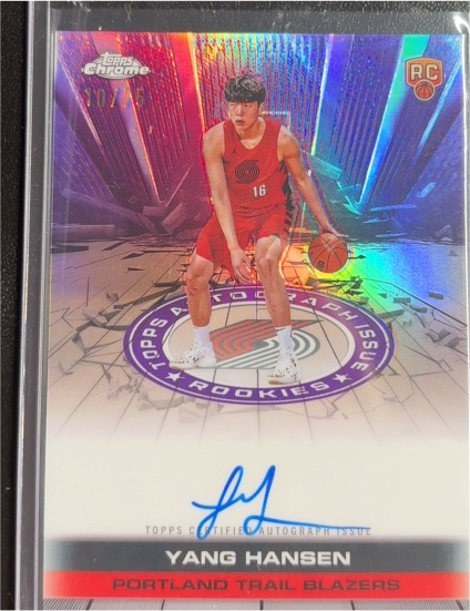 2025-26 Topps Chrome #TAIR-YH Yang Hansen — front
