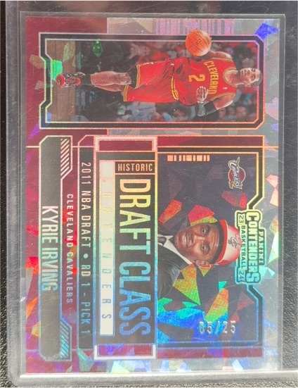 2023-24 Panini Contenders #1 Kyrie Irving Historic Draft Class Contenders — front