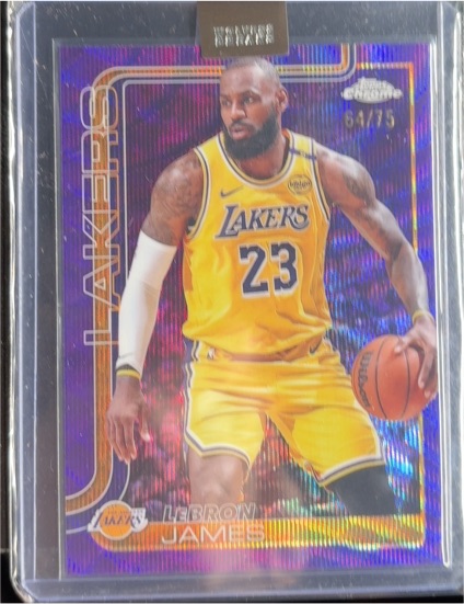 2025-26 Topps Chrome #127 LeBron James — front