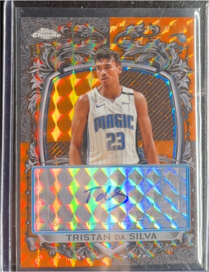 2025-26 Topps Chrome #SS-TDS Tristan Da Silva Signature Style Auto — front