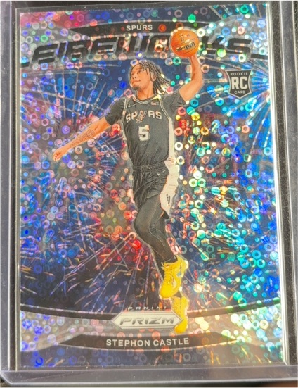 2024-25 Panini Prizm Fireworks #13 Stephon Castle — front